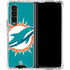NFL Miami Dolphins Large Logo Galaxy Z Fold4 5G Clear Case